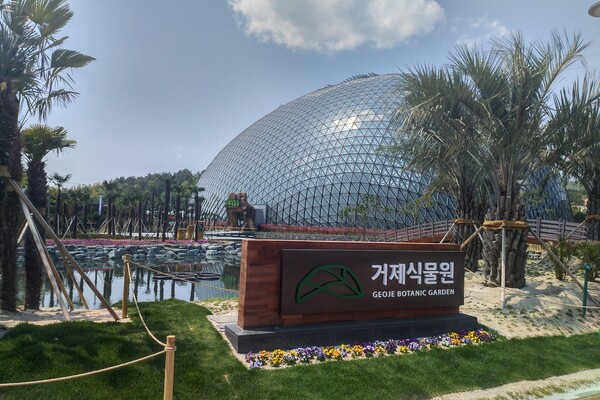 거제식물원 내 가장 인기있는 정글돔.